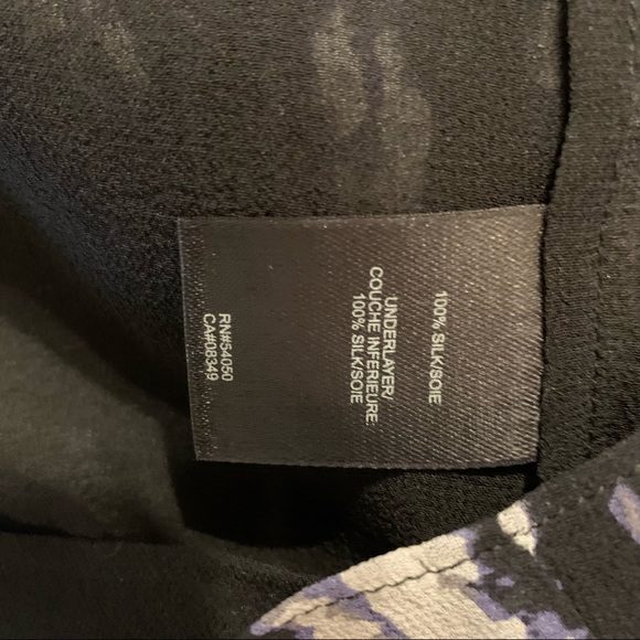 robbie & nikki silk sleeveless layered blouse - Picture 8 of 8